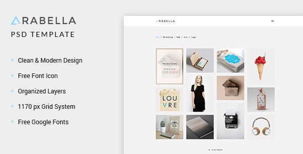 Arabella - Portfolio PSD Template
 TFx
