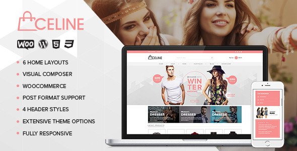 Celine - Responsive Shopping WordPress Theme
 TFx