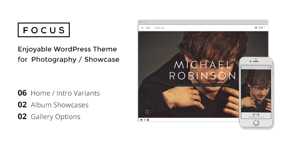 FOCUS -A Minimal WordPress Theme for Photographer
 TFx
