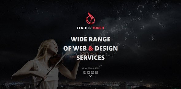 Feather Touch - Responsive Coming Soon Template
 TFx