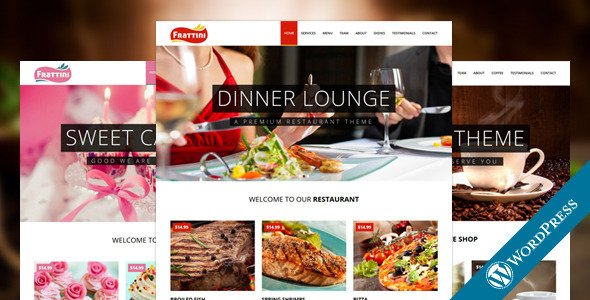 Frattini | A Premium Restaurant, Cakes and Coffee WordPress Template
 TFx