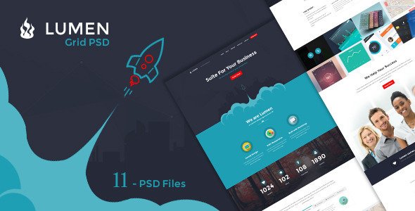 Lumen - Multi-purpose PSD Template
 TFx