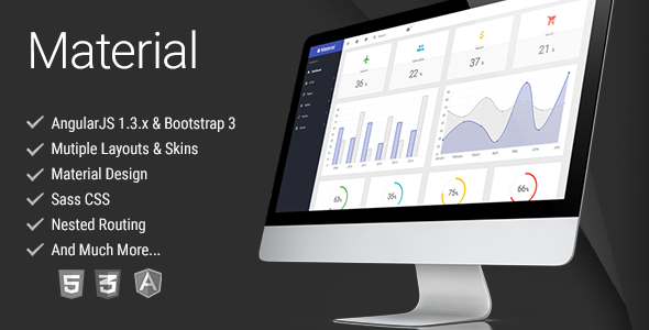 Material Design AngularJS Admin Template
 TFx