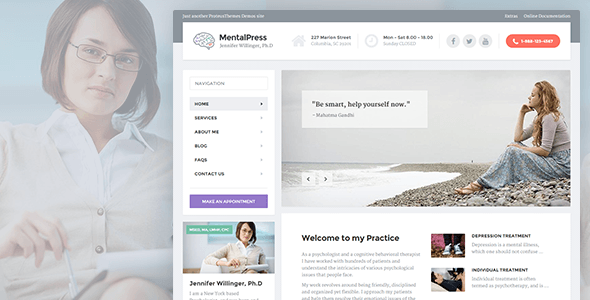 MentalPress - Psychiatrists WP Theme
 TFx