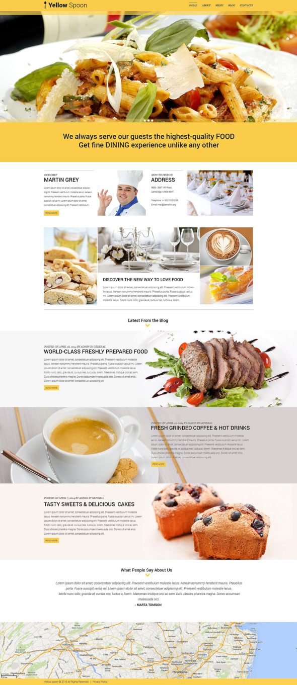 Restaurant Management WordPress Theme TMT