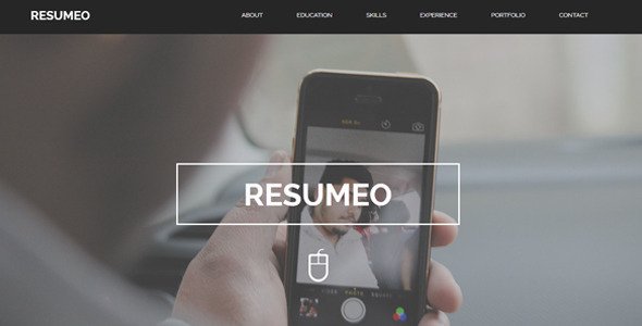 Resumeo - One Page Resume Template
 TFx