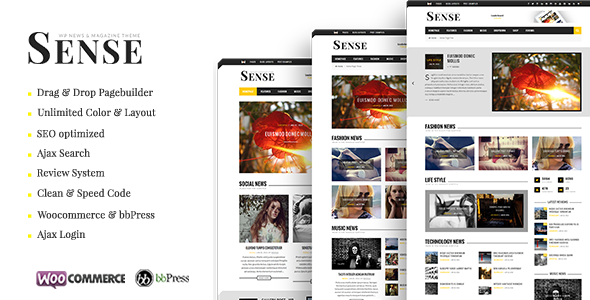 Sense - Blog Magazine & News Theme
 TFx