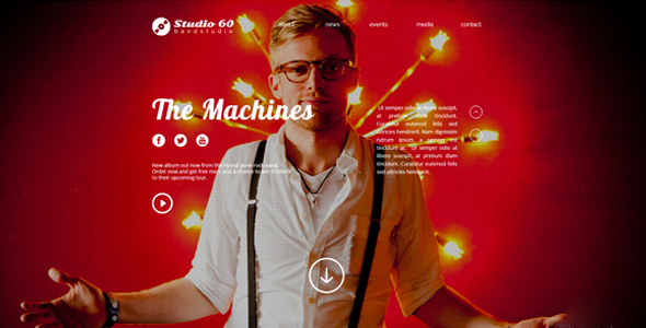 Studio 60 / Band & Dj Template
 TFx