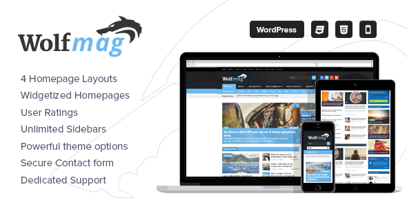 Wolf - Responsive WordPress Magazine Theme
 TFx