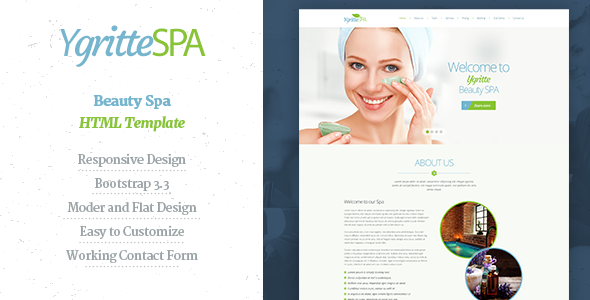 Ygritee Beauty Spa HTML Template
 TFx
