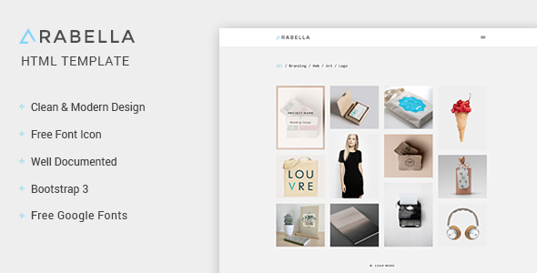 Arabella - Portfolio HTML Template
 TFx