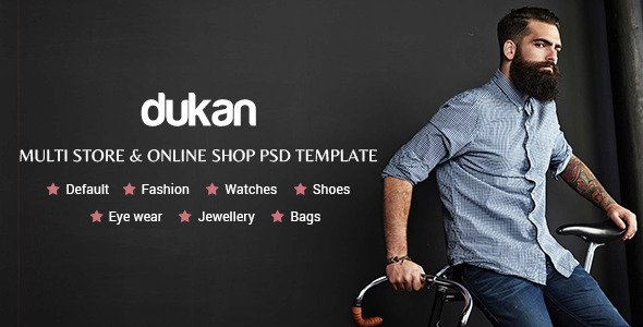Dukan - Multi Store & Online Shop PSD Template
 TFx