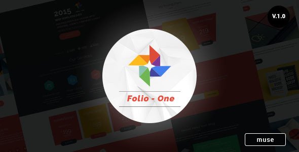 Folio One - Muse Template For Portfolio & Resume
 TFx