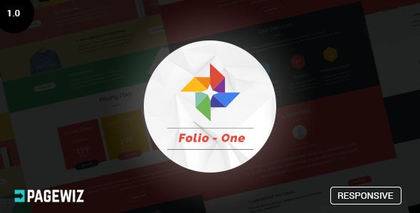 Folio One - Pagewiz Marketing Template
 TFx