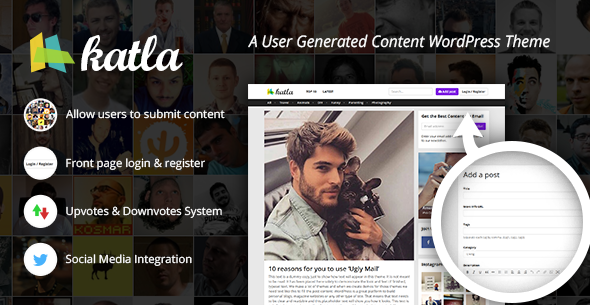 Katla - User Generated Content Theme
 TFx
