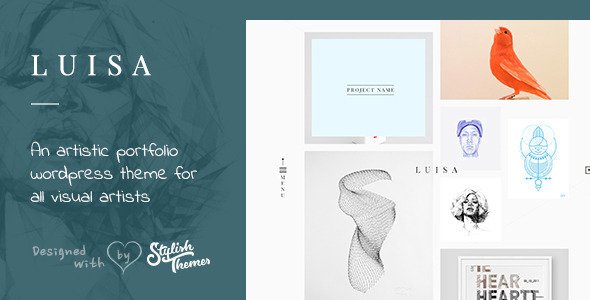 LUISA - Minimalist Portfolio & Blogging WP Theme
 TFx