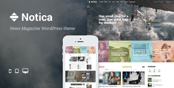 Notica News Magazine WordPress Theme
 TFx