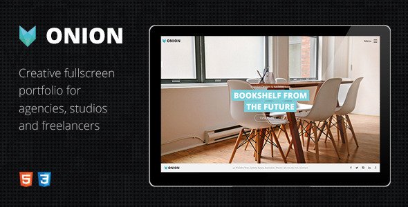 Onion - Responsive & Creative HTML Portfolio Theme
 TFx