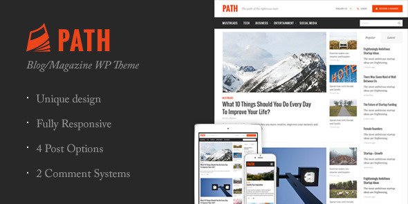 Path - Responsive Multipurpose Blog/Magazine Theme 
 TFx