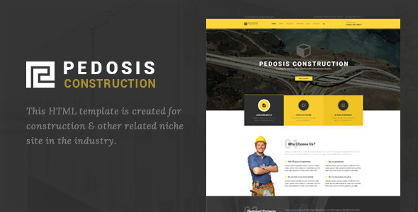 Pedosis - Construction Responsive HTML Template 
 TFx