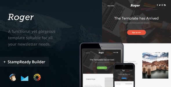 Roger - Responsive E-mail Newsletter
 TFx