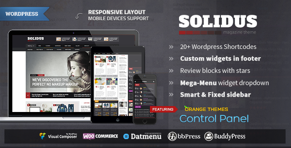 Solidus - Clean Magazine Theme
 TFx