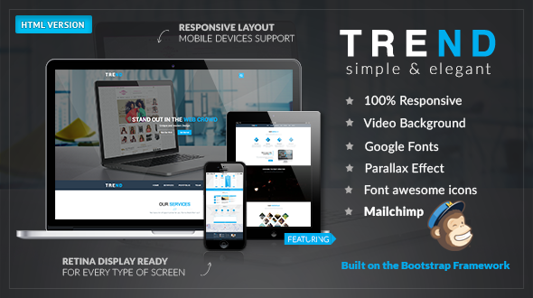 TREND – Multi-Purpose HTML Template
 TFx