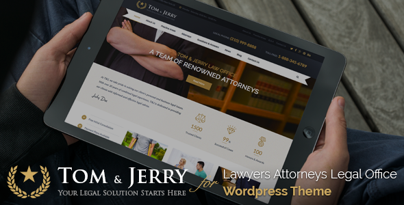 Tom & Jerry - A WordPress Law and Business Theme
 TFx