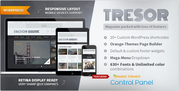 Tresor - Multipurpose News & Magazine Theme
 TFx