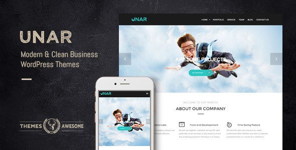 Unar - Modern & Clean Business WordPress Theme
 TFx