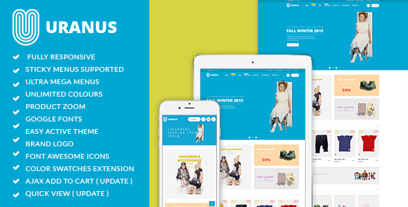 Uranus - Retina Ready Responsive Magento Theme
 TFx