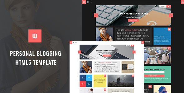 WOW - Personal Blogger HTML5 Template
 TFx
