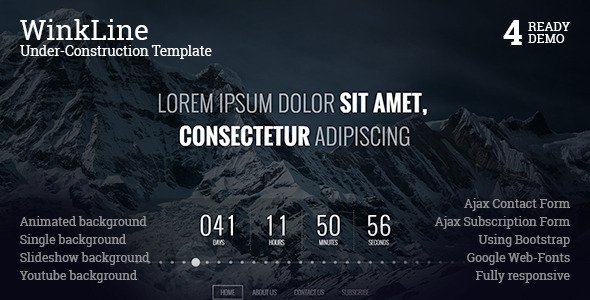 WinkLine Under-Construction Template
 TFx