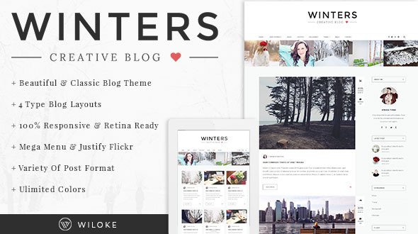 Winters - Blog Wordpress Theme
 TFx