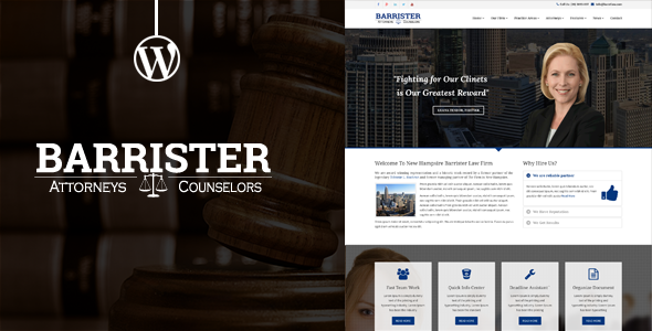 Barrister - Responsive Law Business Wordpress Them
         TFx