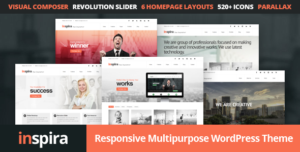 Inspira - Responsive Multipurpose WordPress Theme
           TFx