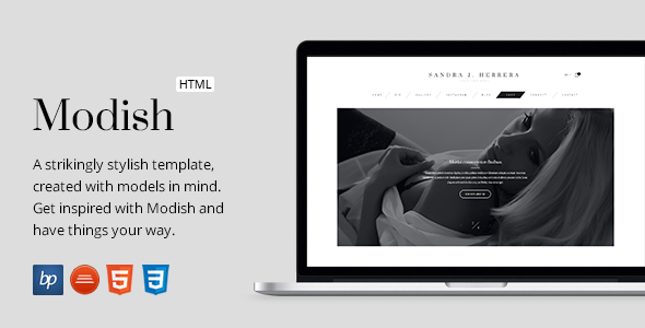 Modish - Fashion Model Website and Portfolio
 TFx