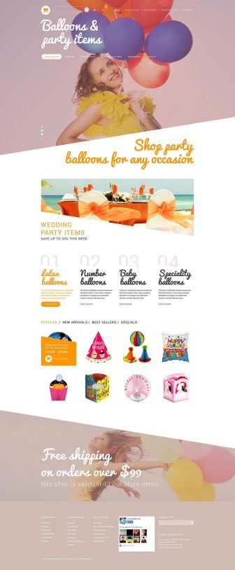 Party Stuff PrestaShop Theme TMT
