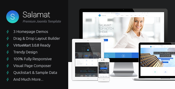 Salamat - Multipurpose Business Joomla Template
         TFx