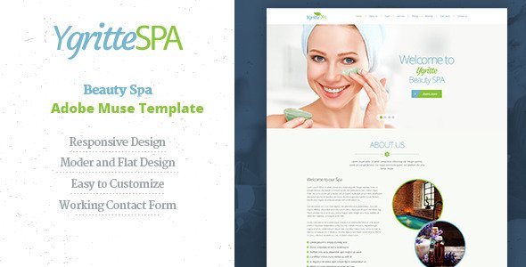 Ygritee Spa- Responsive Beauty Salon Muse Template
           TFx
