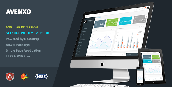 Avenxo - Responsive AngularJS + HTML Admin
           TFx
