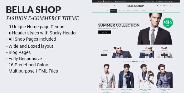 Bella Shop - Commerce Shop Drupal Theme
           TFx