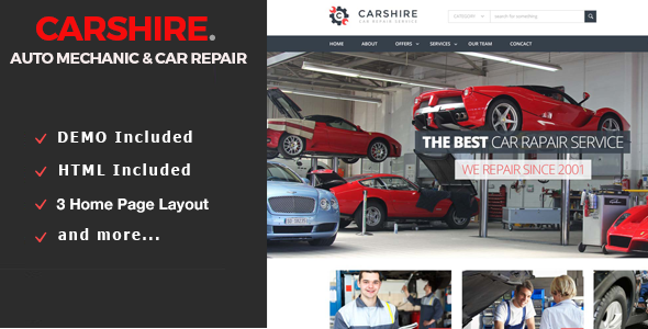 Car Shire || Auto Mechanic & Car Repair Drupal Theme
           TFx