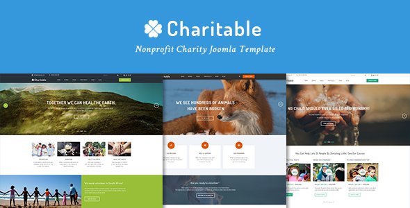Charitable Responsive Nonprofit Charity Joomla Template
           TFx