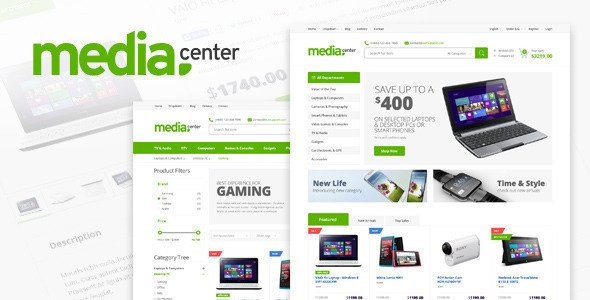Electronics Store Responsive Shopify Theme - MediaCenter
           TFx
