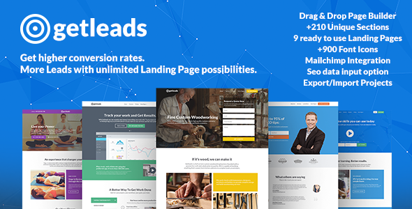 Getleads - Landing Page Pack with Page Builder
           TFx