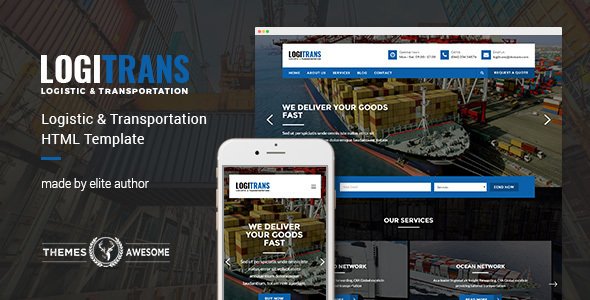 LogiTrans - Logistic and Transportation HTML Template
           TFx