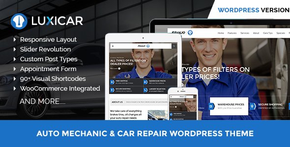 Luxicar Automotive & Business WordPress theme
           TFx