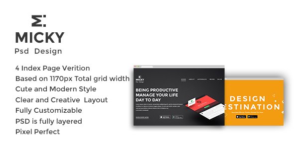 MICKY CREATIVE PSD TEMPLATE
           TFx