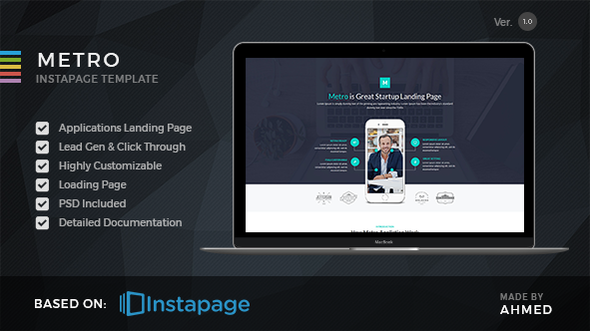 Metro App - Instapage Landing Page
           TFx